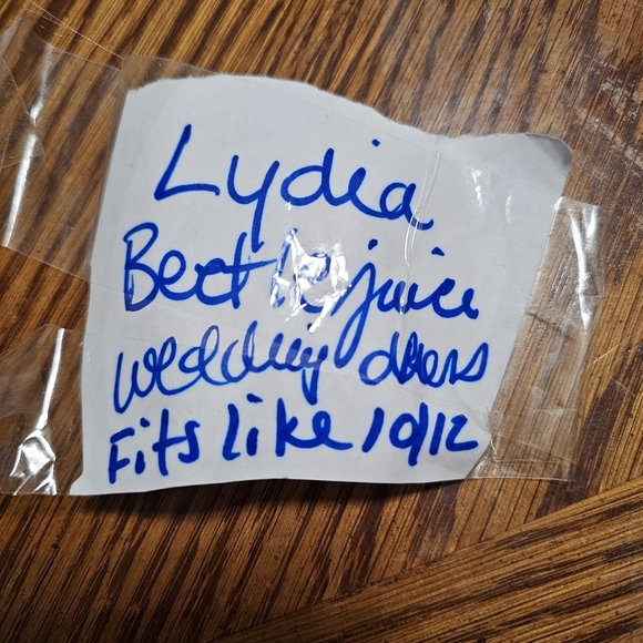 Lydia Deetz Vintage Red Costume Dress - Picture 9 of 9